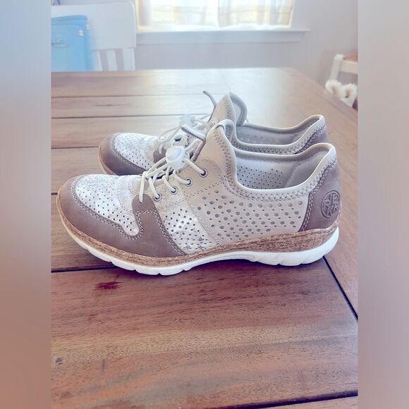 Rieker Women's Beige and Brown Casual Shoes; Size 38/7.5 - Picture 8 of 12